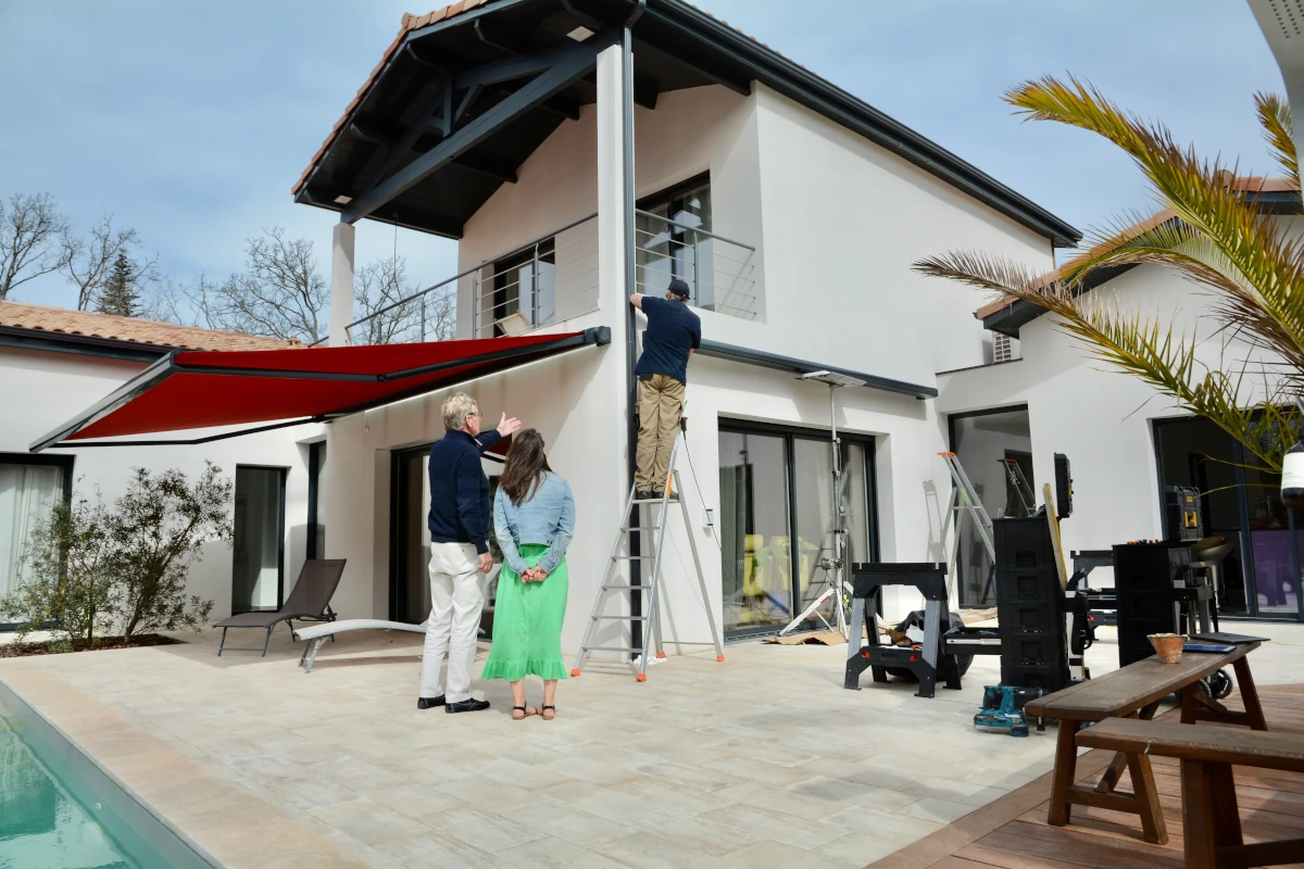 Pose store banne - installateur