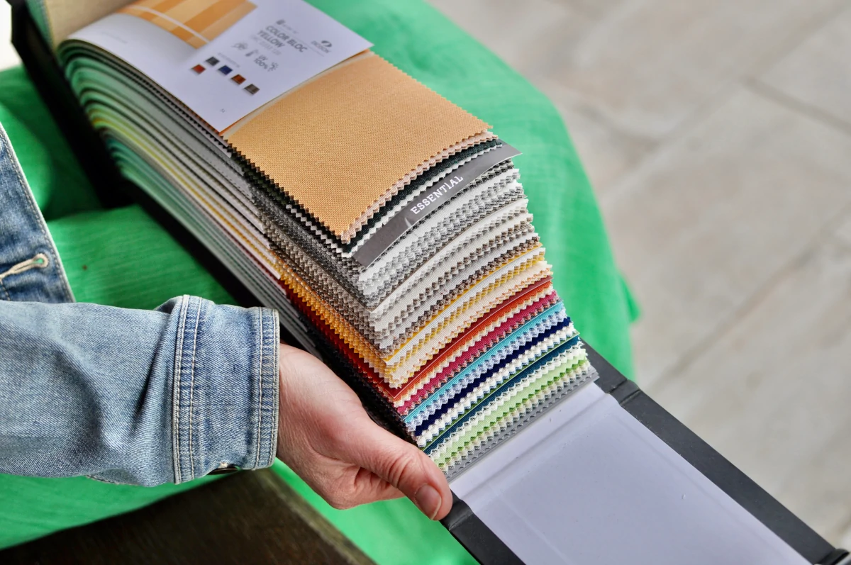 Détail toile acrylique - finitions