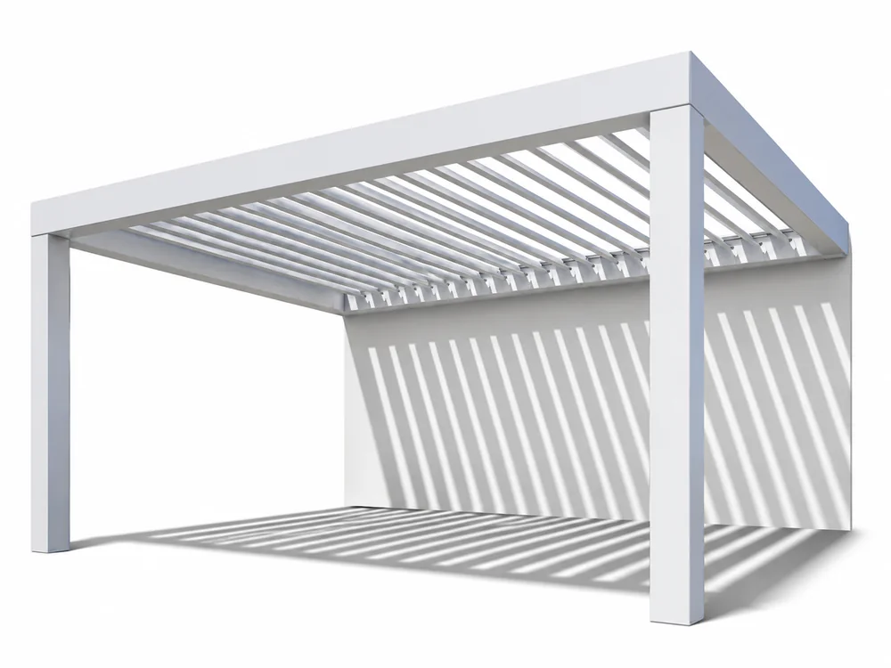 Pergola bioclimatique 4x3m avec lames orientables